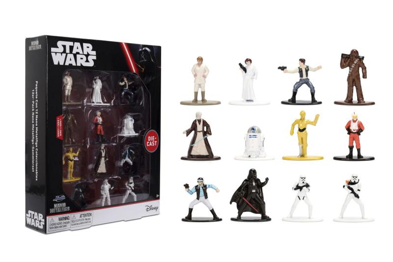 Star Wars Kovové sběratelské nanofigurky 12 ks, wave 1